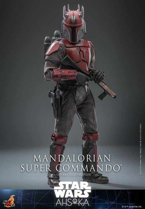 Star Wars - Ahsoka: Mandalorian Super Commando, 1/6 Figur von Hot Toys