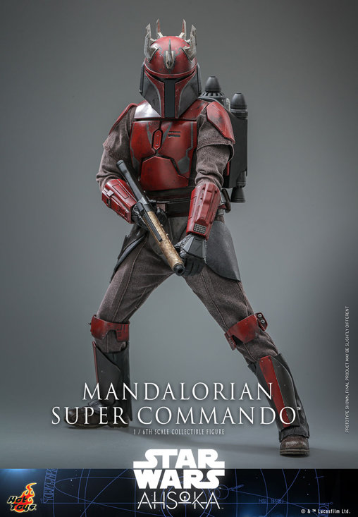 Star Wars - Ahsoka: Mandalorian Super Commando, 1/6 Figur von Hot Toys