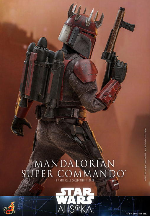 Star Wars - Ahsoka: Mandalorian Super Commando, 1/6 Figur von Hot Toys