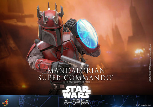 Star Wars - Ahsoka: Mandalorian Super Commando, 1/6 Figur von Hot Toys