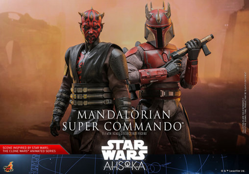 Star Wars - Ahsoka: Mandalorian Super Commando, 1/6 Figur von Hot Toys