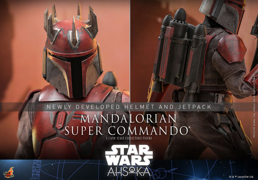 Star Wars - Ahsoka: Mandalorian Super Commando, 1/6 Figur von Hot Toys