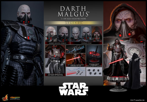 Star Wars - Legends: Darth Malgus, 1/6 Figur von Hot Toys