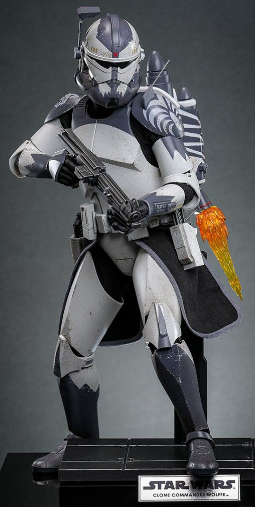 Star Wars - The Clone Wars: Clone Commander Wolffe, 1/6 Figur von Hot Toys