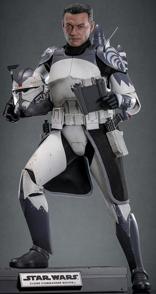 Star Wars - The Clone Wars: Clone Commander Wolffe, 1/6 Figur von Hot Toys