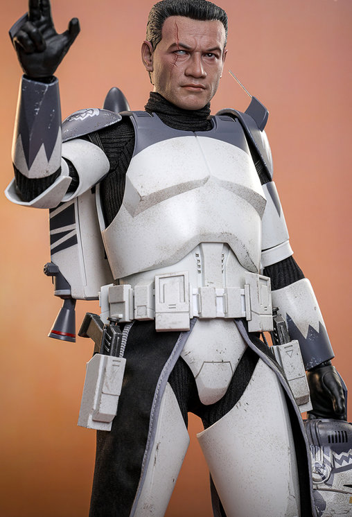 Star Wars - The Clone Wars: Clone Commander Wolffe, 1/6 Figur von Hot Toys