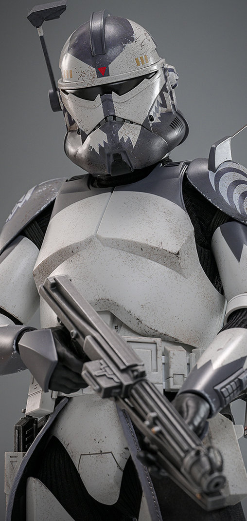 Star Wars - The Clone Wars: Clone Commander Wolffe, 1/6 Figur von Hot Toys