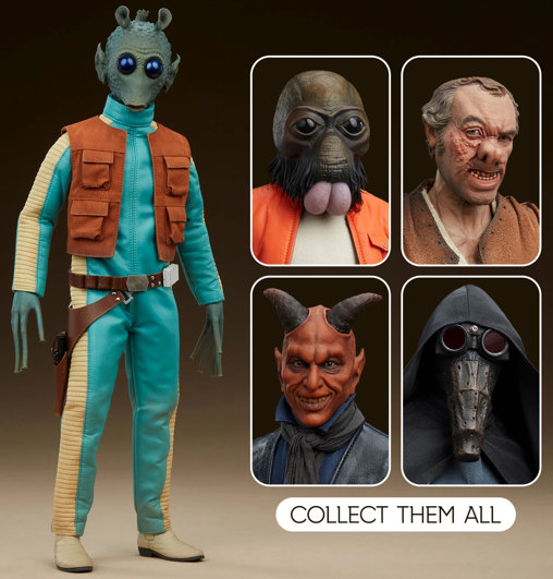Star Wars - Episode IV - A New Hope: Greedo, 1/6 Figur von Sideshow