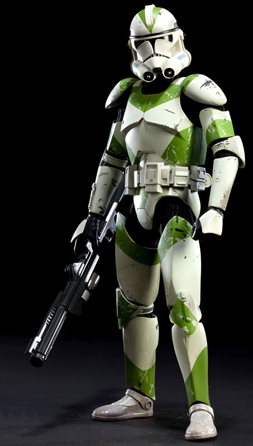 Star Wars - The Clone Wars: 442nd Siege Battalion Clone Trooper, 1/6 Figur von Sideshow