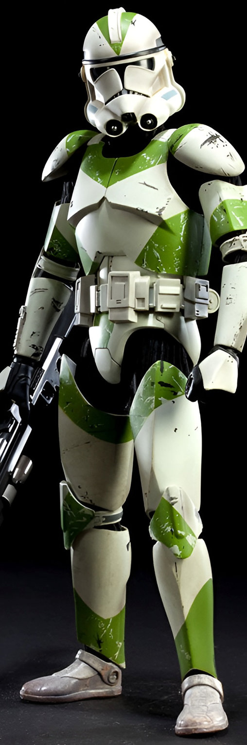 Star Wars - The Clone Wars: 442nd Siege Battalion Clone Trooper, 1/6 Figur von Sideshow