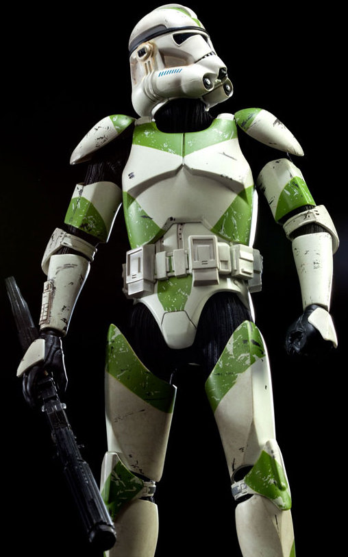 Star Wars - The Clone Wars: 442nd Siege Battalion Clone Trooper, 1/6 Figur von Sideshow