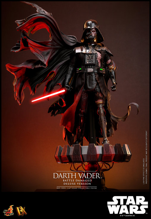 Star Wars: Darth Vader - Battle Damaged - Deluxe, 1/6 Figur von Hot Toys