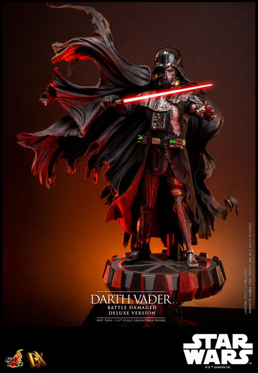 Star Wars: Darth Vader - Battle Damaged - Deluxe, 1/6 Figur von Hot Toys