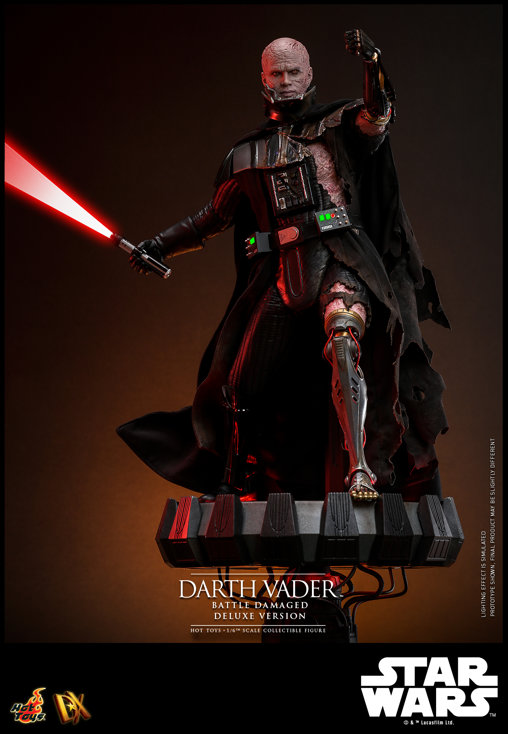Star Wars: Darth Vader - Battle Damaged - Deluxe, 1/6 Figur von Hot Toys