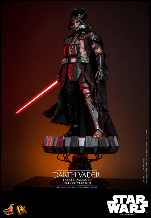 Star Wars: Darth Vader - Battle Damaged - Deluxe, 1/6 Figur von Hot Toys