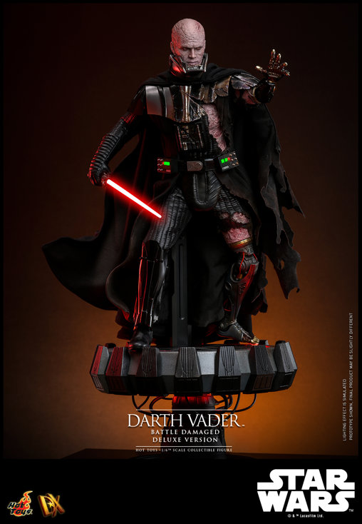 Star Wars: Darth Vader - Battle Damaged - Deluxe, 1/6 Figur von Hot Toys