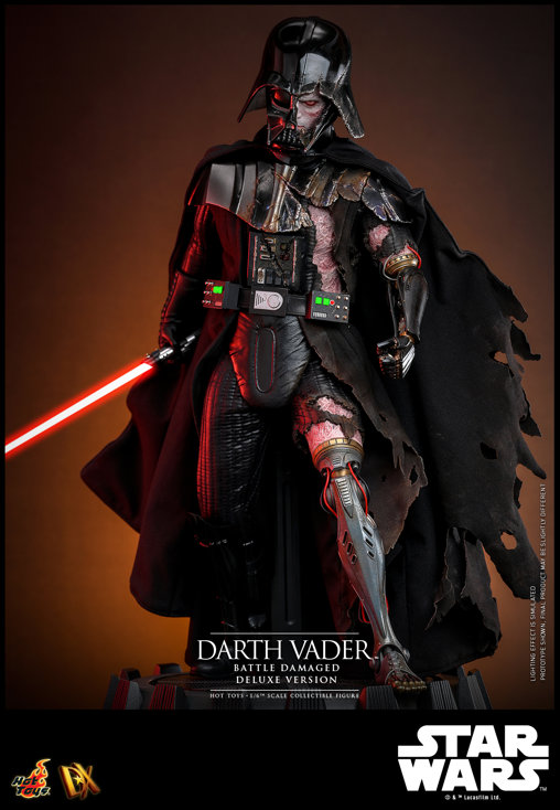 Star Wars: Darth Vader - Battle Damaged - Deluxe, 1/6 Figur von Hot Toys