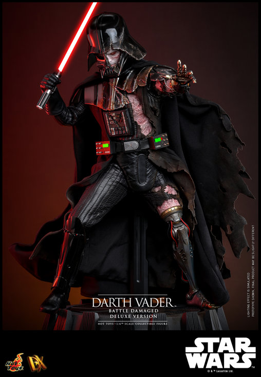 Star Wars: Darth Vader - Battle Damaged - Deluxe, 1/6 Figur von Hot Toys