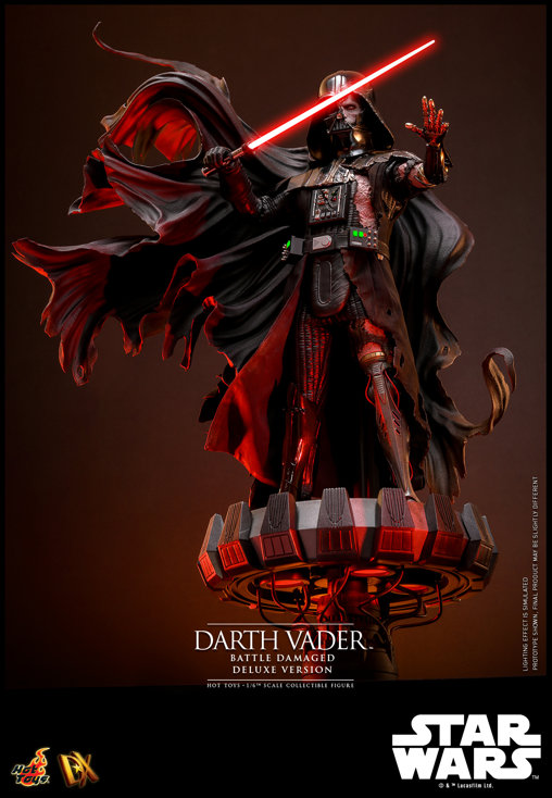Star Wars: Darth Vader - Battle Damaged - Deluxe, 1/6 Figur von Hot Toys