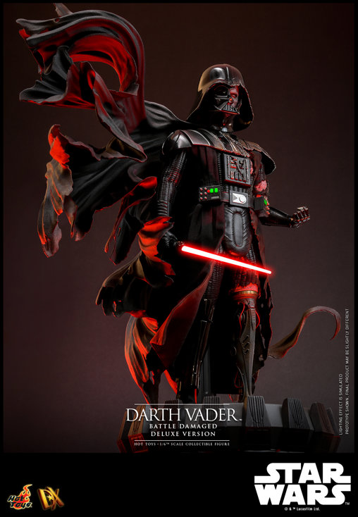 Star Wars: Darth Vader - Battle Damaged - Deluxe, 1/6 Figur von Hot Toys
