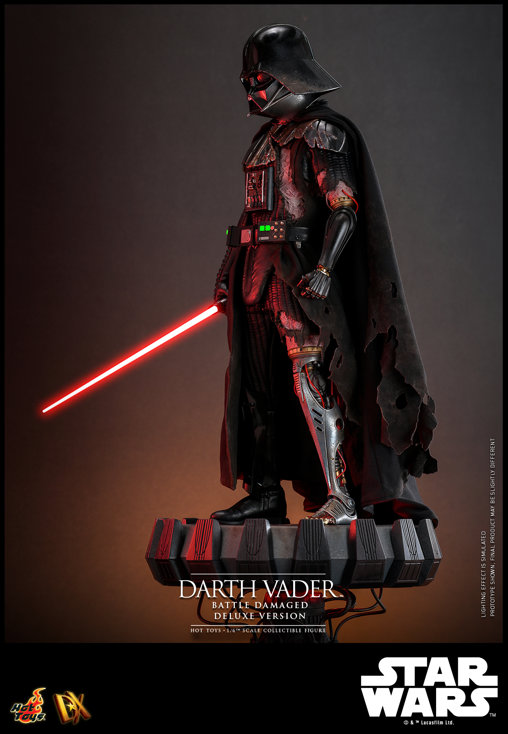 Star Wars: Darth Vader - Battle Damaged - Deluxe, 1/6 Figur von Hot Toys