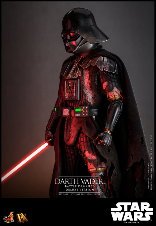 Star Wars: Darth Vader - Battle Damaged - Deluxe, 1/6 Figur von Hot Toys