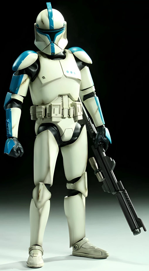 Star Wars - The Clone Wars: Republic Clone Lieutenant - Phase I Armor - Exclusive, 1/6 Figur von Sideshow