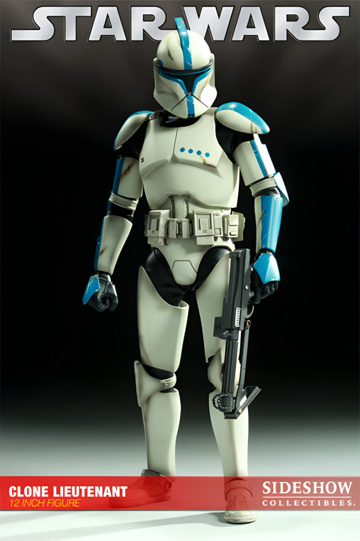 Star Wars - The Clone Wars: Republic Clone Lieutenant - Phase I Armor - Exclusive, 1/6 Figur von Sideshow