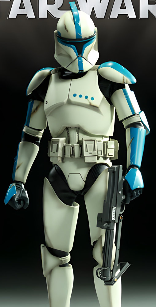 Star Wars - The Clone Wars: Republic Clone Lieutenant - Phase I Armor - Exclusive, 1/6 Figur von Sideshow