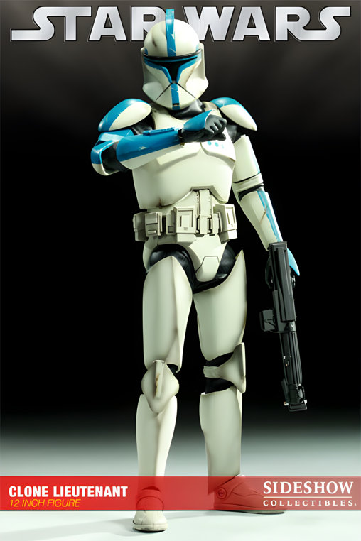 Star Wars - The Clone Wars: Republic Clone Lieutenant - Phase I Armor - Exclusive, 1/6 Figur von Sideshow