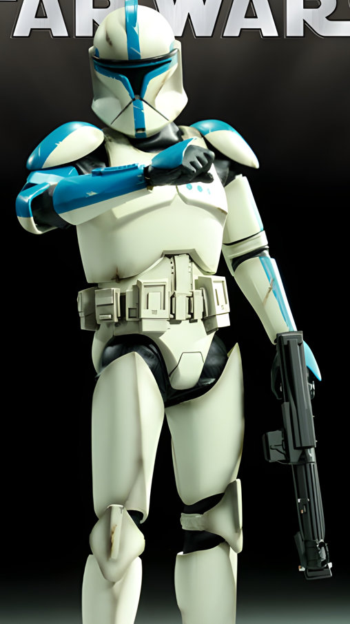 Star Wars - The Clone Wars: Republic Clone Lieutenant - Phase I Armor - Exclusive, 1/6 Figur von Sideshow