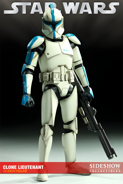Star Wars - The Clone Wars: Republic Clone Lieutenant - Phase I Armor - Exclusive, 1/6 Figur von Sideshow