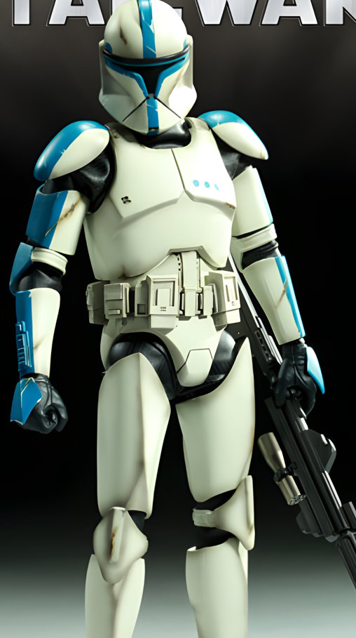 Star Wars - The Clone Wars: Republic Clone Lieutenant - Phase I Armor - Exclusive, 1/6 Figur von Sideshow