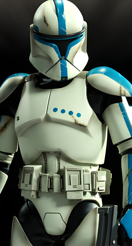 Star Wars - The Clone Wars: Republic Clone Lieutenant - Phase I Armor - Exclusive, 1/6 Figur von Sideshow