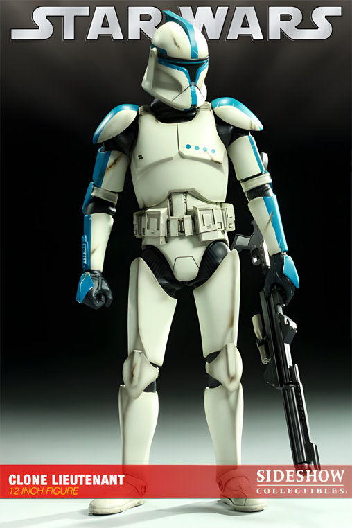 Star Wars - The Clone Wars: Republic Clone Lieutenant - Phase I Armor - Exclusive, 1/6 Figur von Sideshow