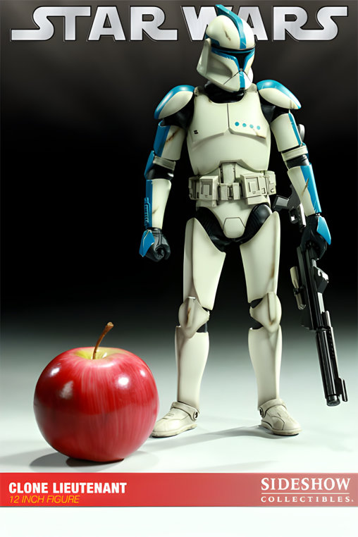 Star Wars - The Clone Wars: Republic Clone Lieutenant - Phase I Armor - Exclusive, 1/6 Figur von Sideshow