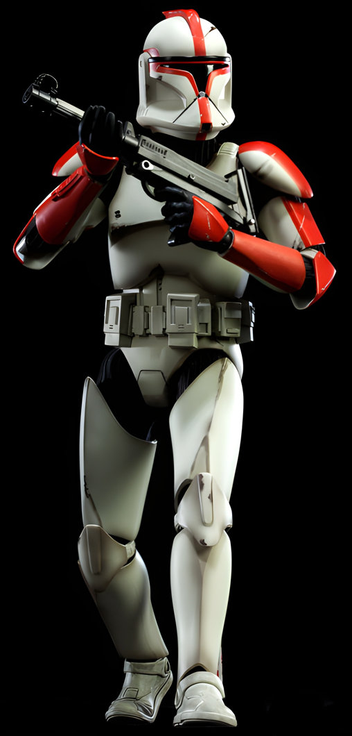 Star Wars - The Clone Wars: Republic Clone Captain - Phase I Armor, 1/6 Figur von Sideshow