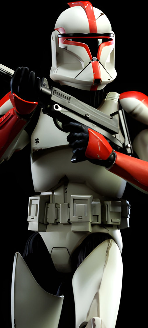 Star Wars - The Clone Wars: Republic Clone Captain - Phase I Armor, 1/6 Figur von Sideshow