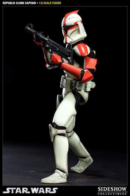Star Wars - The Clone Wars: Republic Clone Captain - Phase I Armor, 1/6 Figur von Sideshow