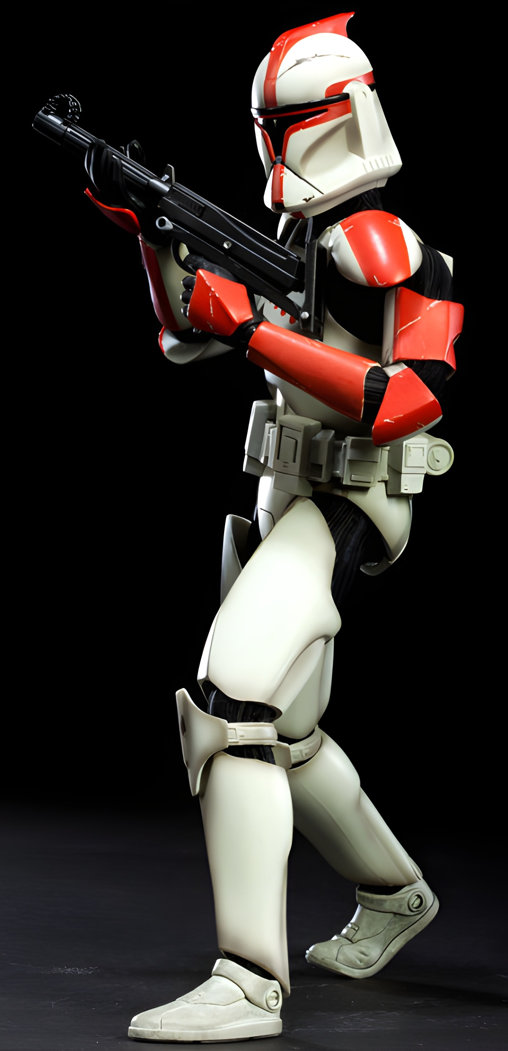 Star Wars - The Clone Wars: Republic Clone Captain - Phase I Armor, 1/6 Figur von Sideshow