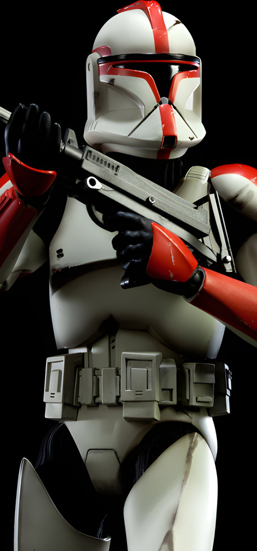 Star Wars - The Clone Wars: Republic Clone Captain - Phase I Armor, 1/6 Figur von Sideshow