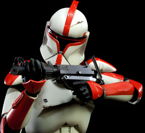 Star Wars - The Clone Wars: Republic Clone Captain - Phase I Armor, 1/6 Figur von Sideshow