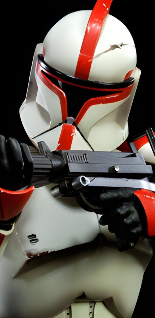 Star Wars - The Clone Wars: Republic Clone Captain - Phase I Armor, 1/6 Figur von Sideshow
