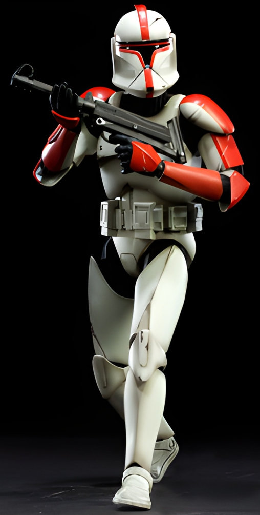 Star Wars - The Clone Wars: Republic Clone Captain - Phase I Armor, 1/6 Figur von Sideshow