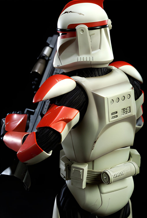 Star Wars - The Clone Wars: Republic Clone Captain - Phase I Armor, 1/6 Figur von Sideshow