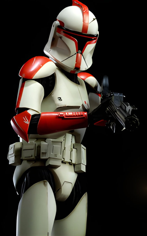 Star Wars - The Clone Wars: Republic Clone Captain - Phase I Armor, 1/6 Figur von Sideshow
