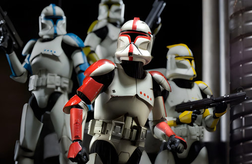 Star Wars - The Clone Wars: Republic Clone Captain - Phase I Armor, 1/6 Figur von Sideshow