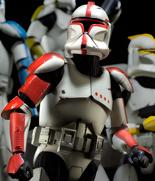 Star Wars - The Clone Wars: Republic Clone Captain - Phase I Armor, 1/6 Figur von Sideshow