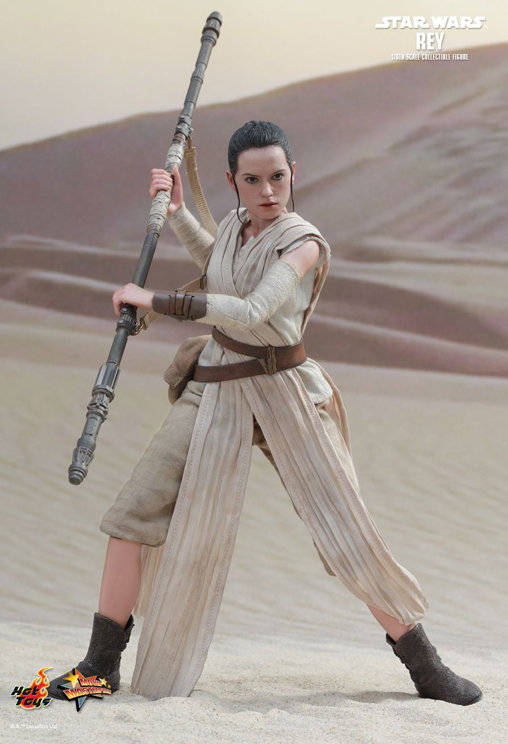 Star Wars - Episode VII - The Force Awakens: Rey, 1/6 Figur von Hot Toys