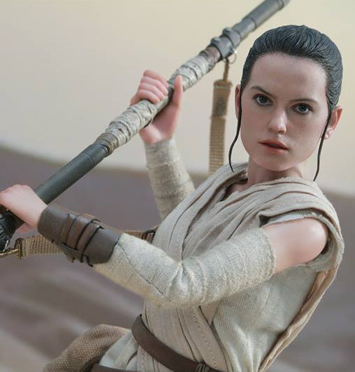Star Wars - Episode VII - The Force Awakens: Rey, 1/6 Figur von Hot Toys